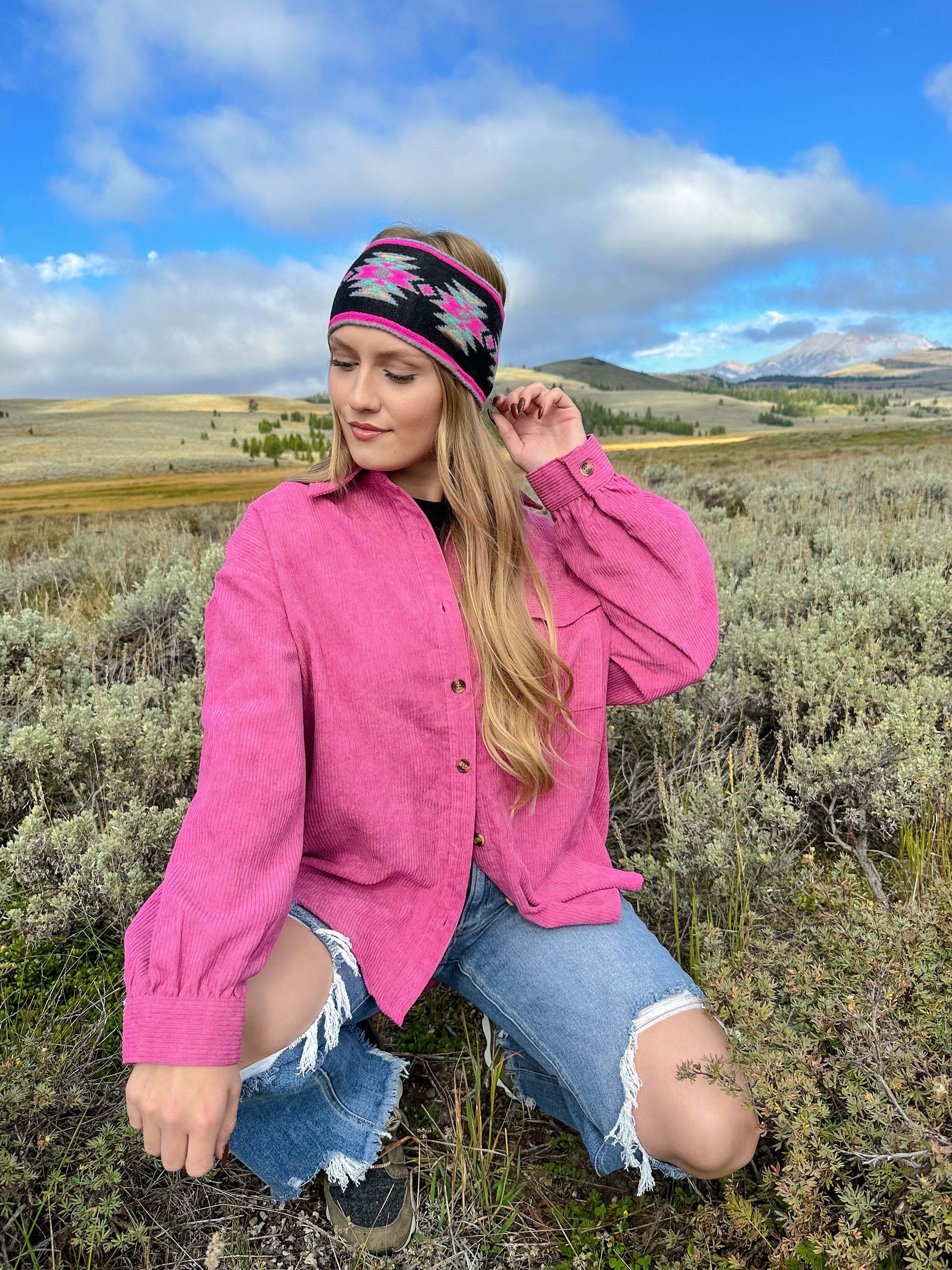 Gallup Aztec Knit Headband