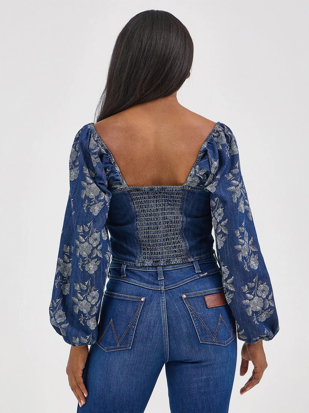 Wrangler Western Floral Denim Set