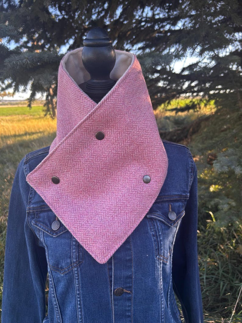 Western Cowboy Pure Purple Warm Neck Hood