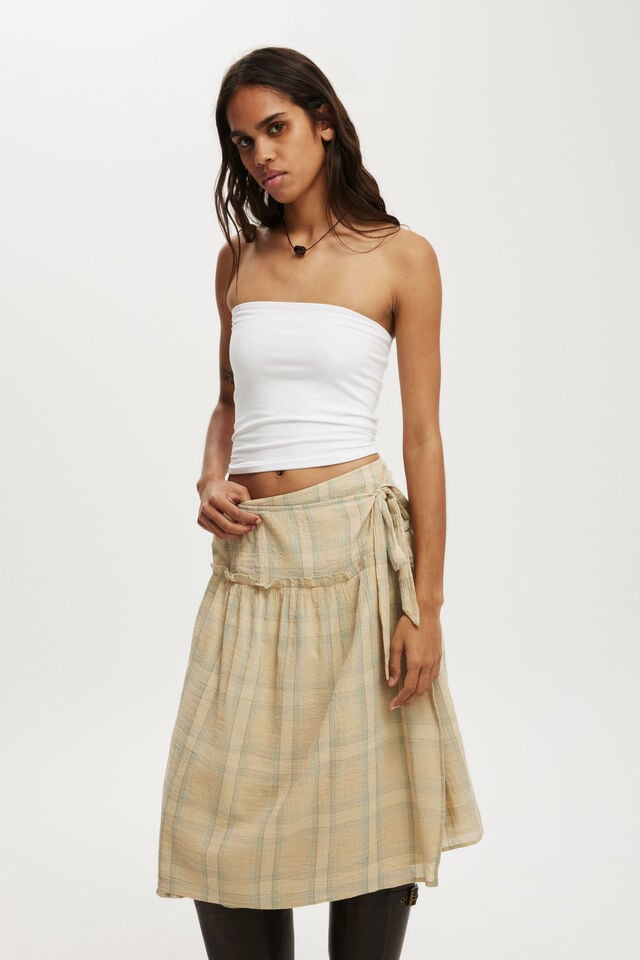 Gracie Wrap Midi Skirt