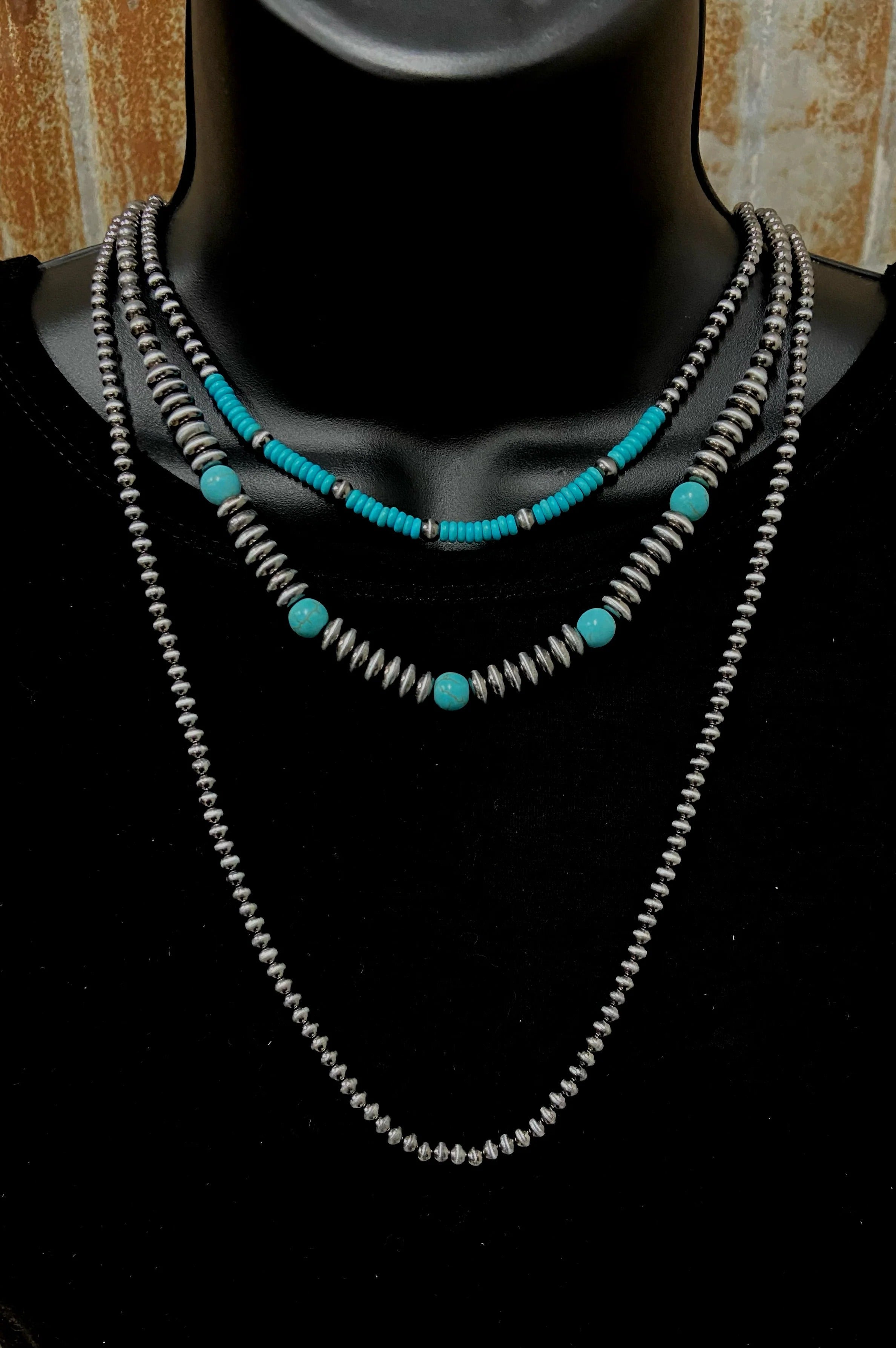 Rise Above Layered Turquoise Necklace