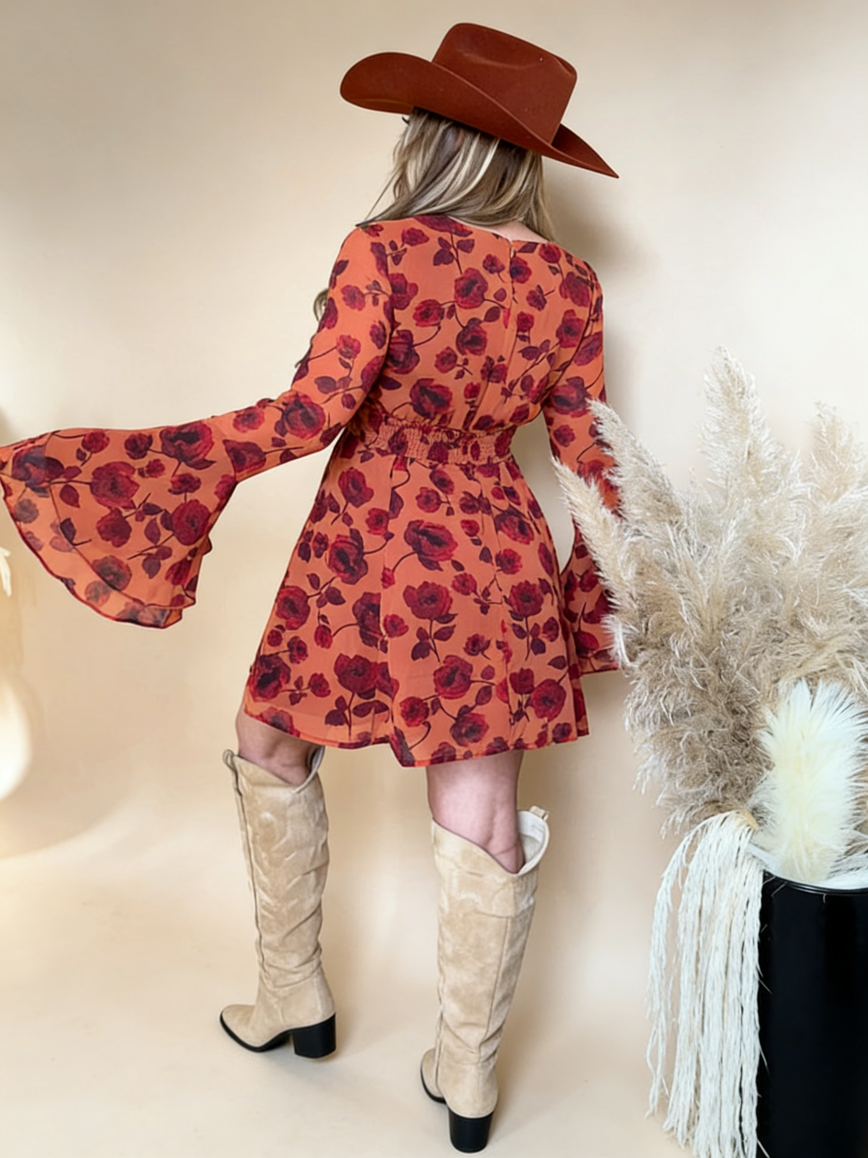 Wild Rose Rouge Mini Dres