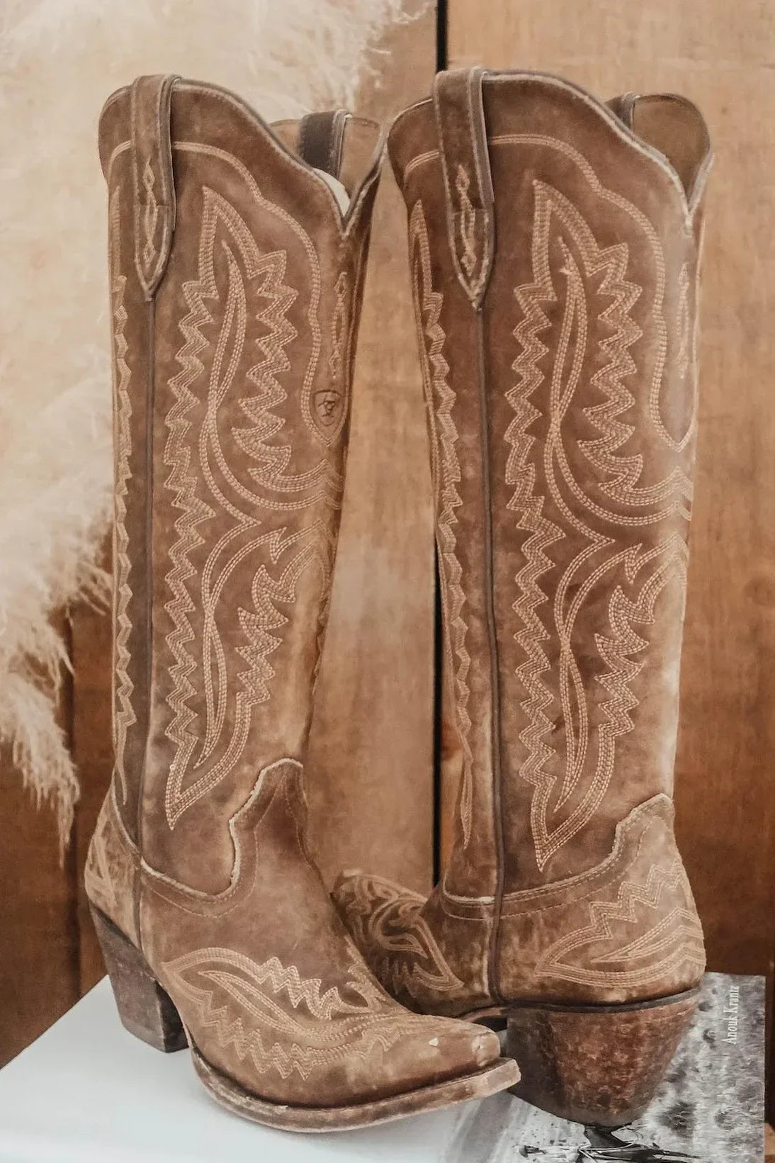 Cowgirl Western Embroidered Knee Boots
