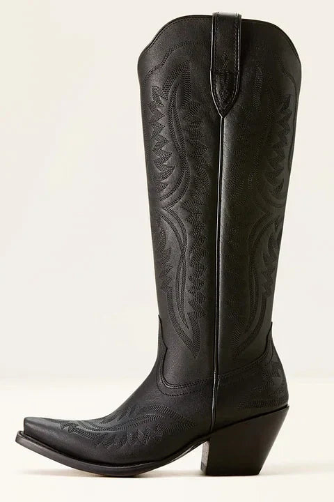 Tall Leather Western Boots