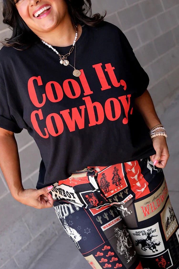 Cool It Cowboy Tee