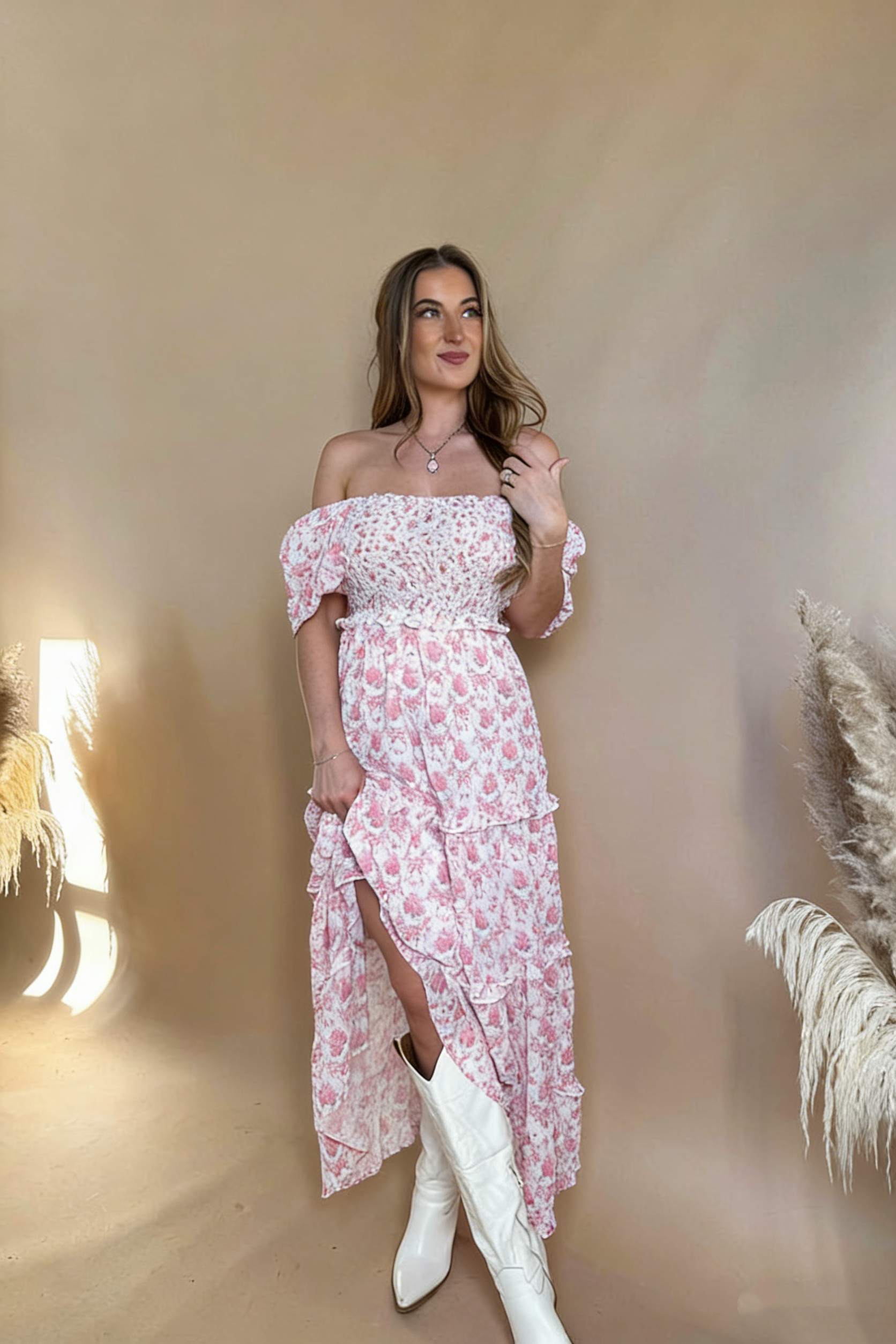 Coquette Cowgirl Pink Dress