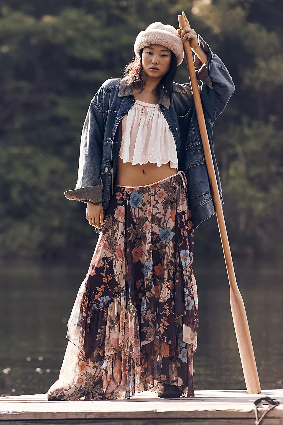 Palermo Villa Chiffon Maxi Skirt
