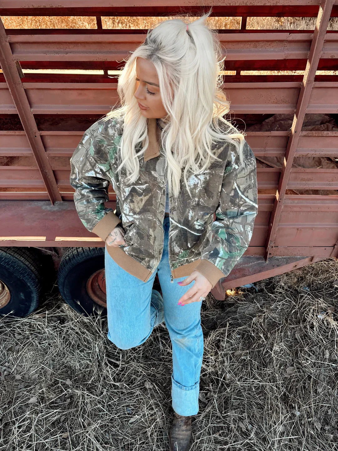 Buckskin Cowboy Camo Jacket