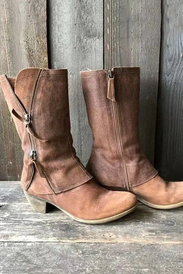Vintage Zip Boots