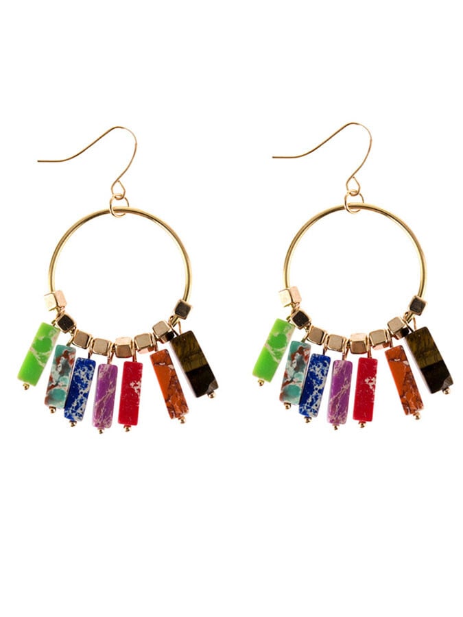 Rainbow Creative Earrings