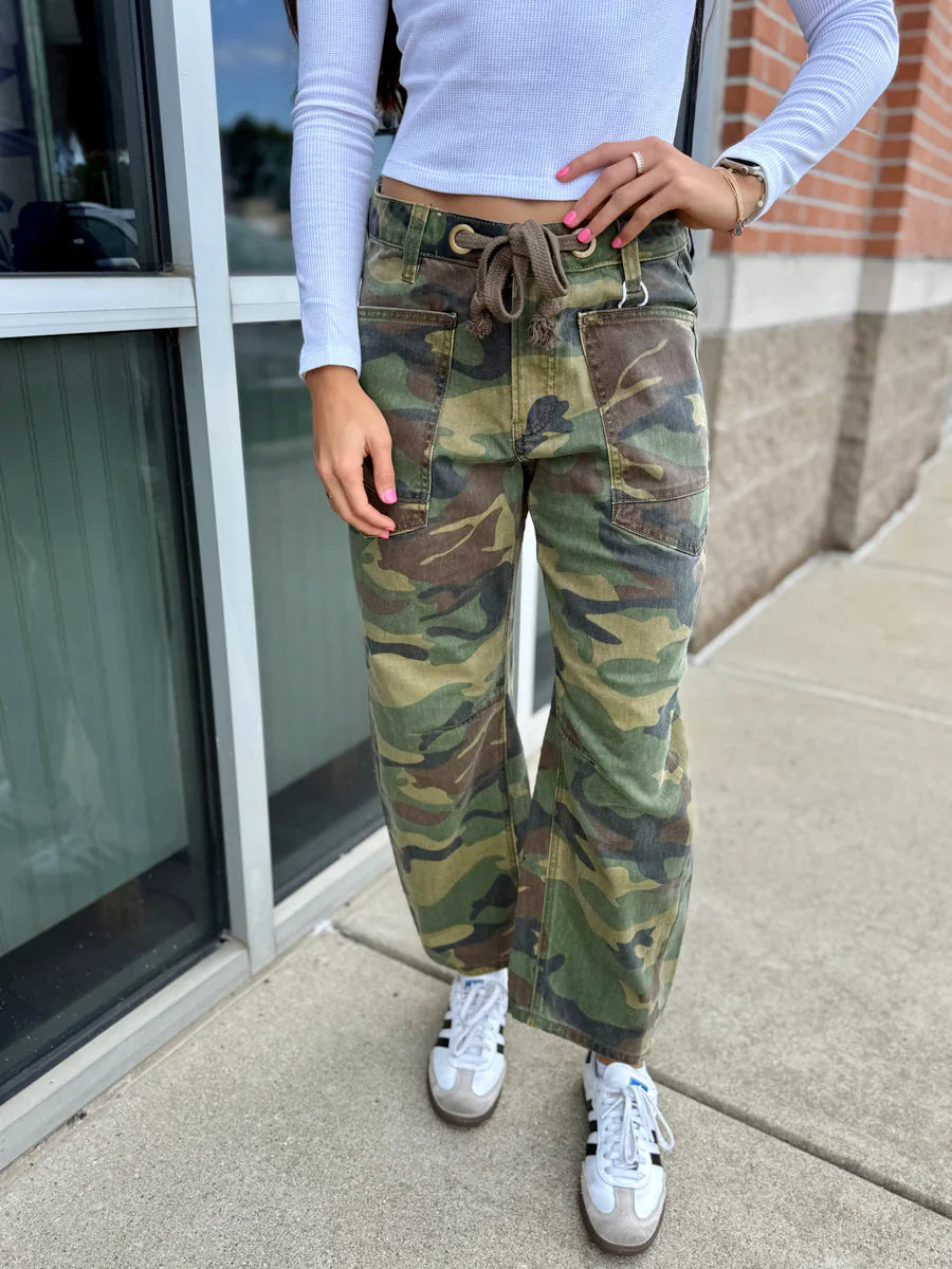 Canyon Camo Barrel Pants