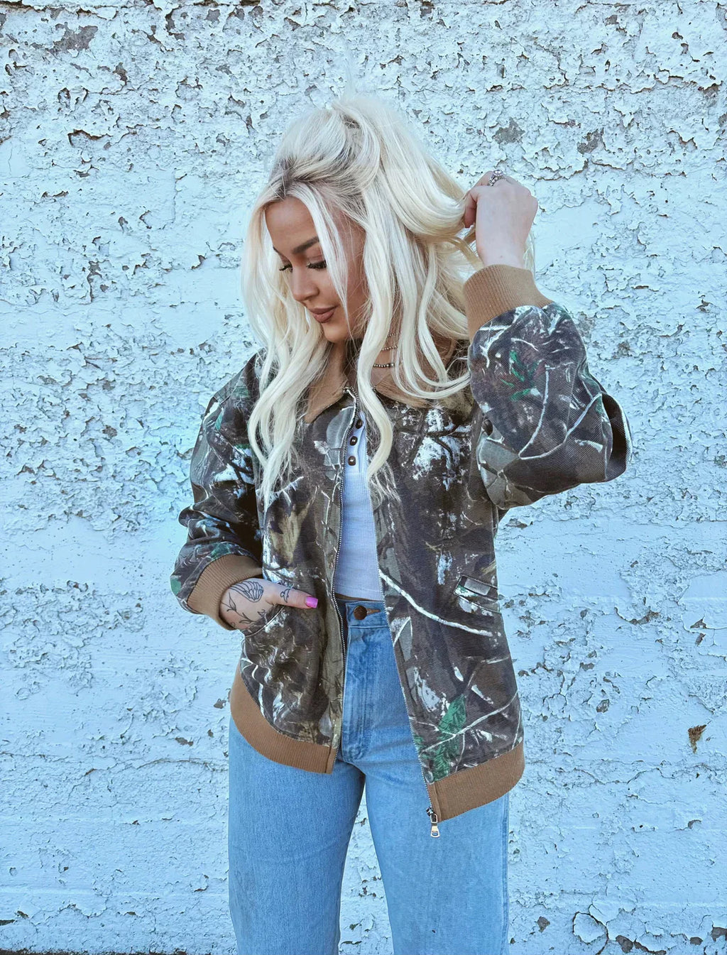 Buckskin Cowboy Camo Jacket