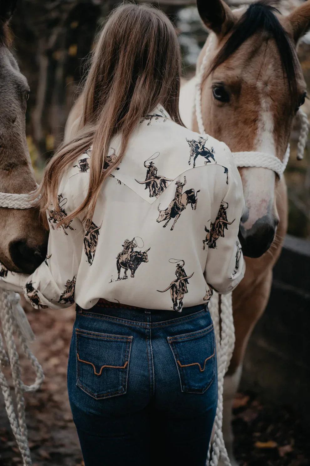 Women's Printed Long Sleeve Shirt