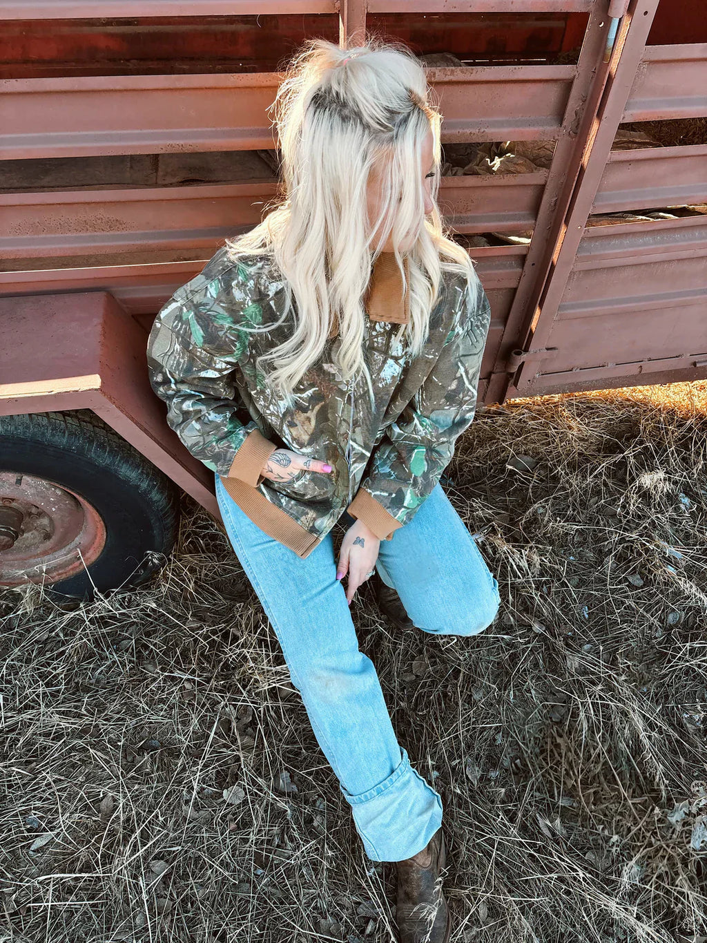 Buckskin Cowboy Camo Jacket