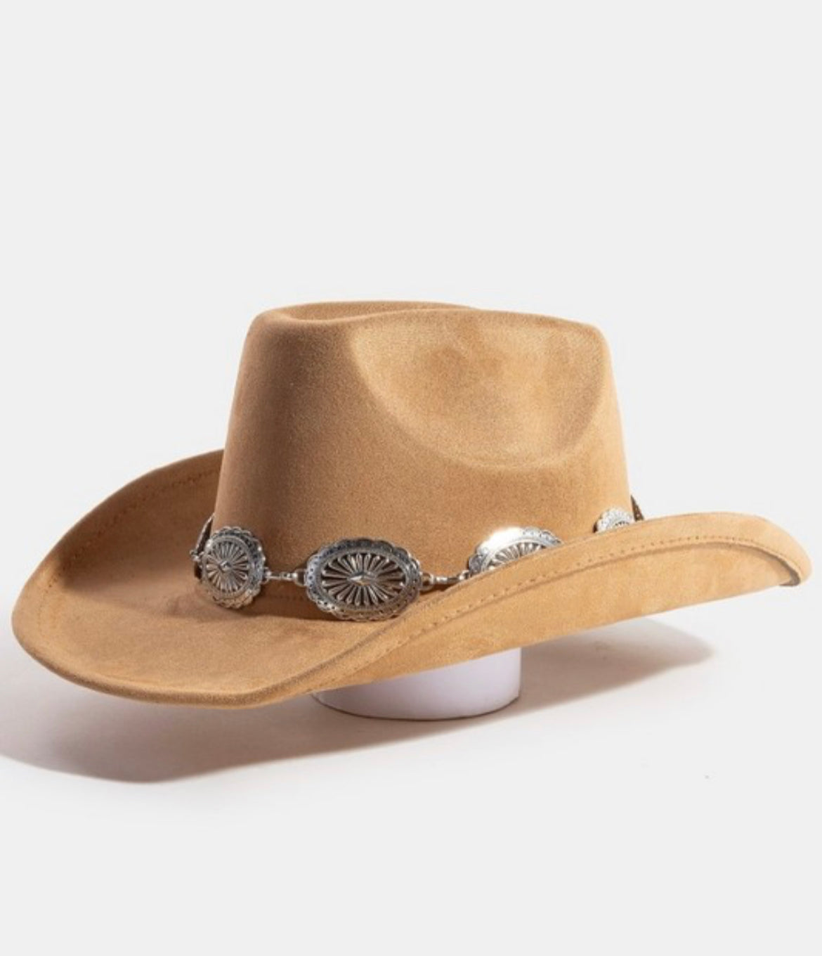 Tan Concho Cowgirl Hat