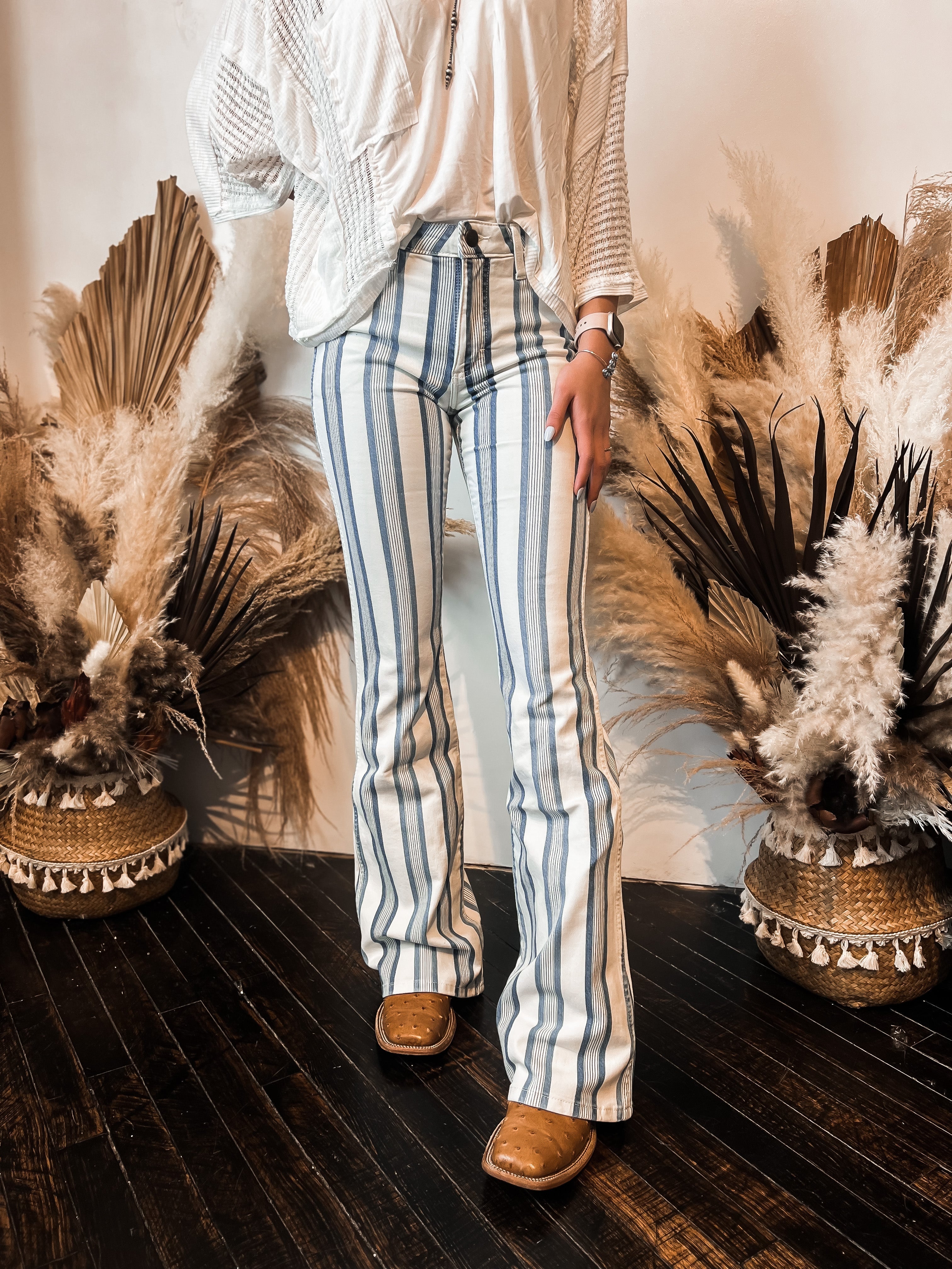 Rodeo Stripe Flares