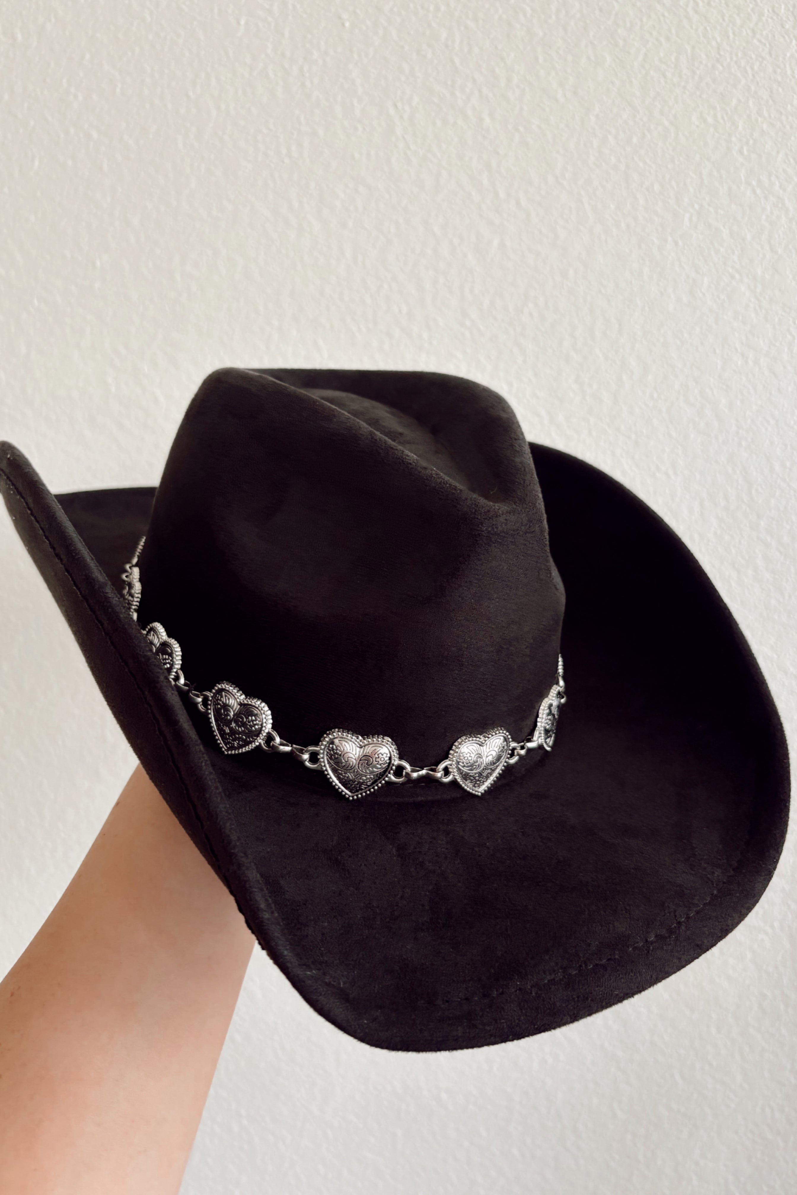 Stolen Hearts Cowboy Hat (Black)