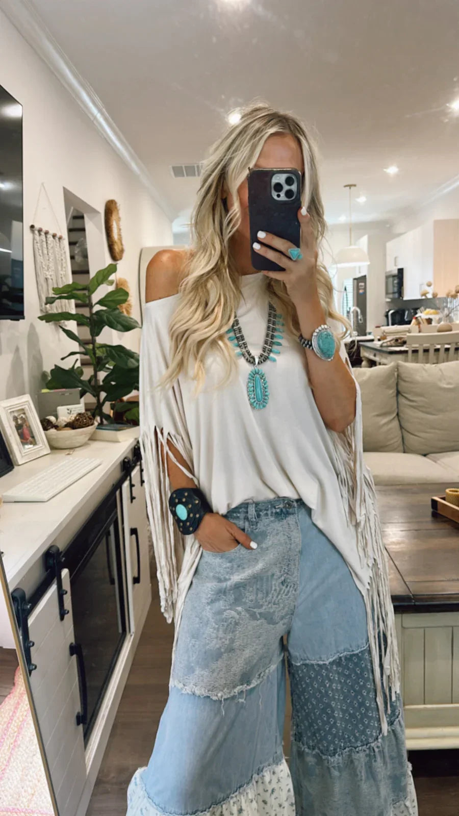 Showstopper Fringe Top