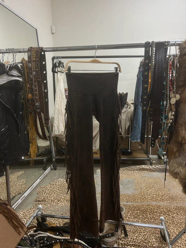Fringe Cotton Pant