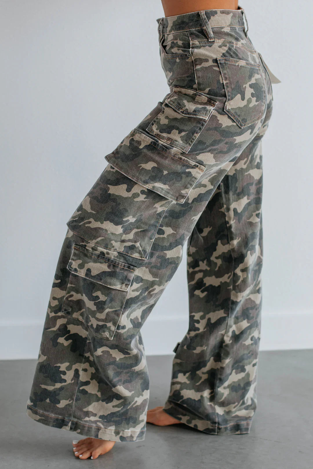 Hidden Cargo Jeans - Camouflage