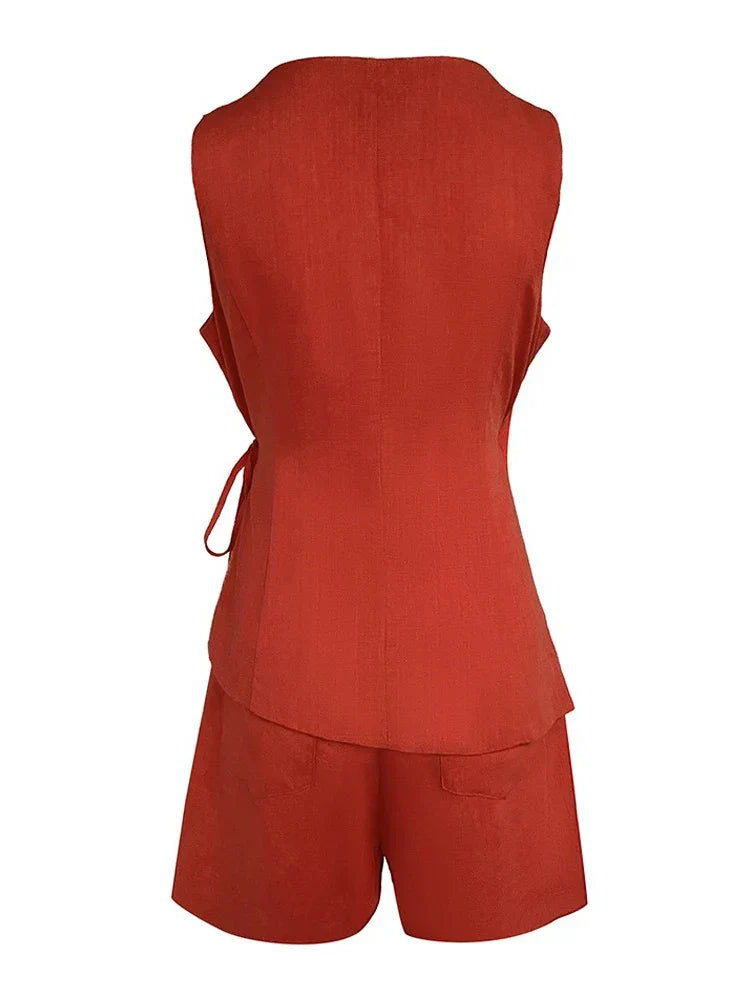 Nora Set (Shorts/ Vest)