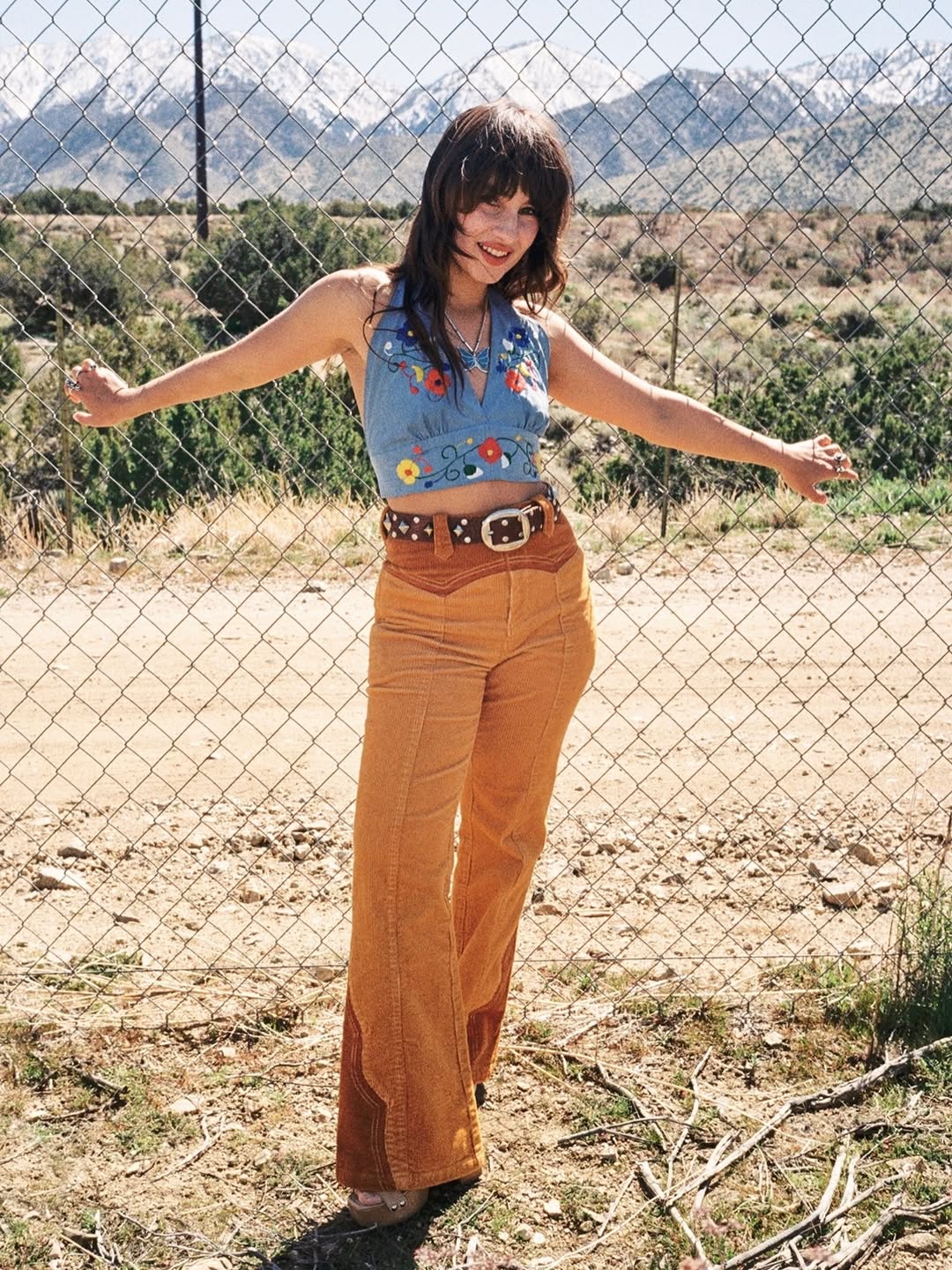 Cinnamon Girl Golden Cord Pants