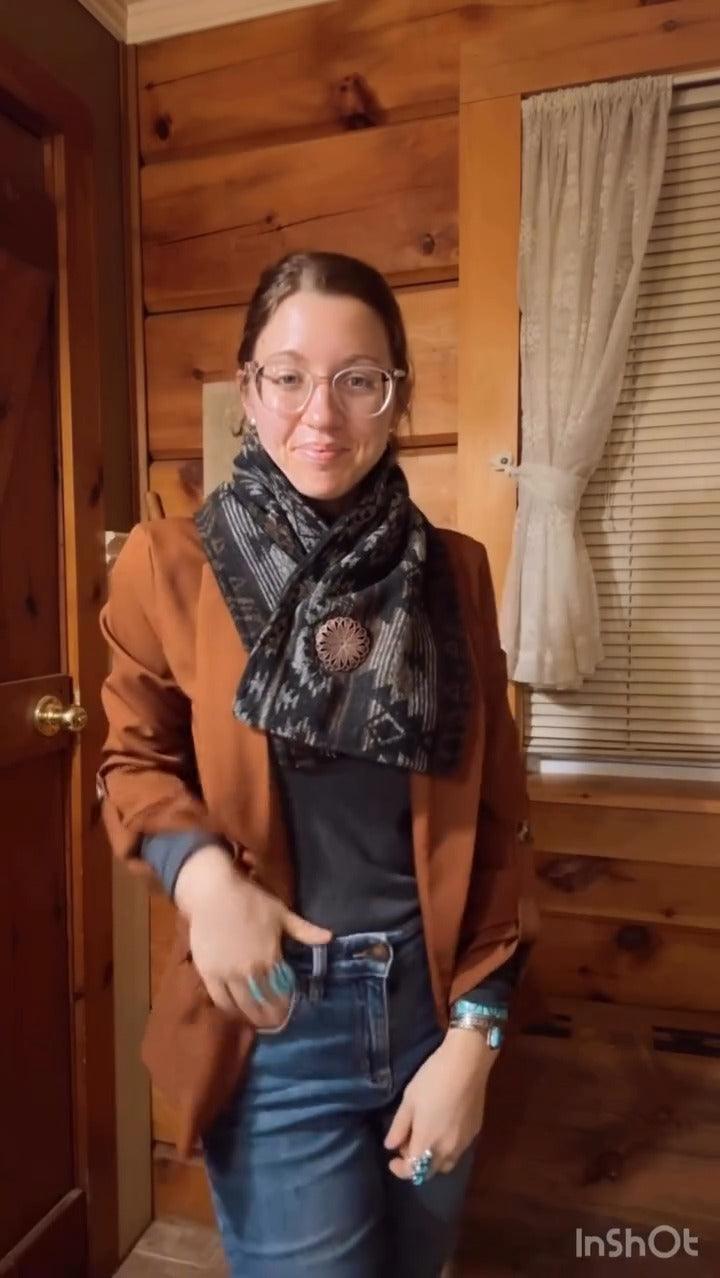 Southwestern Print Wrap Scarf