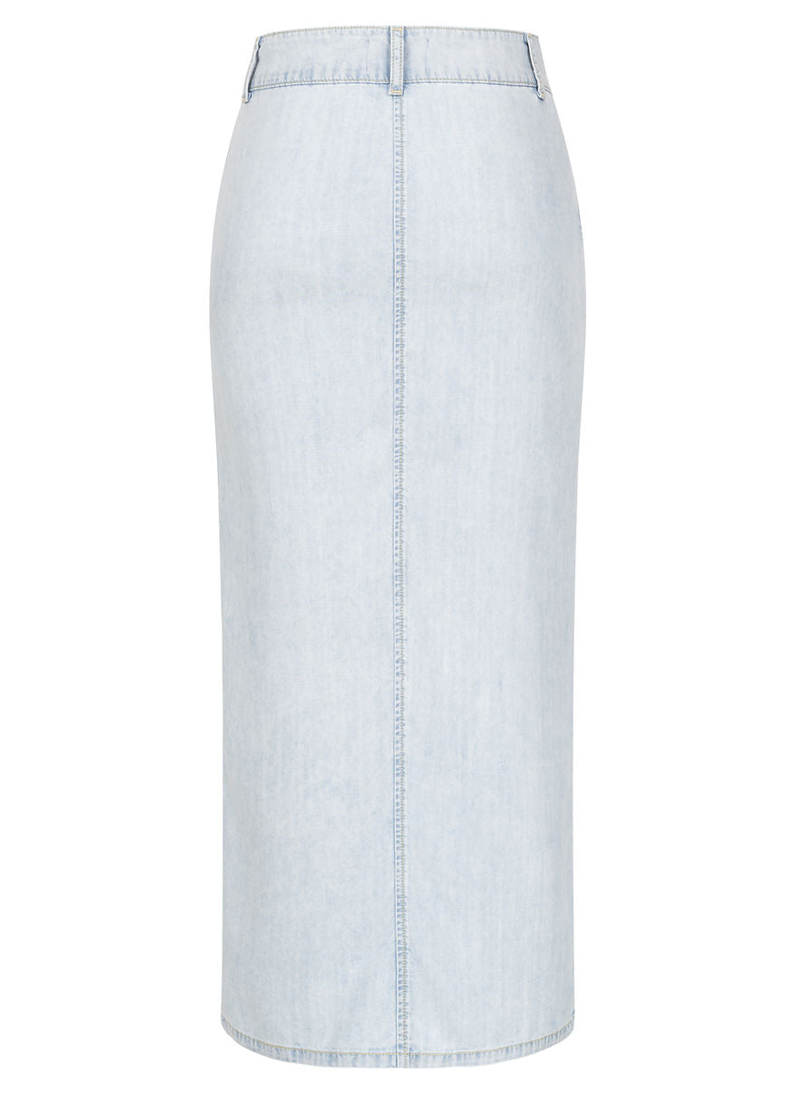 Tencel Denim Skirt Suit