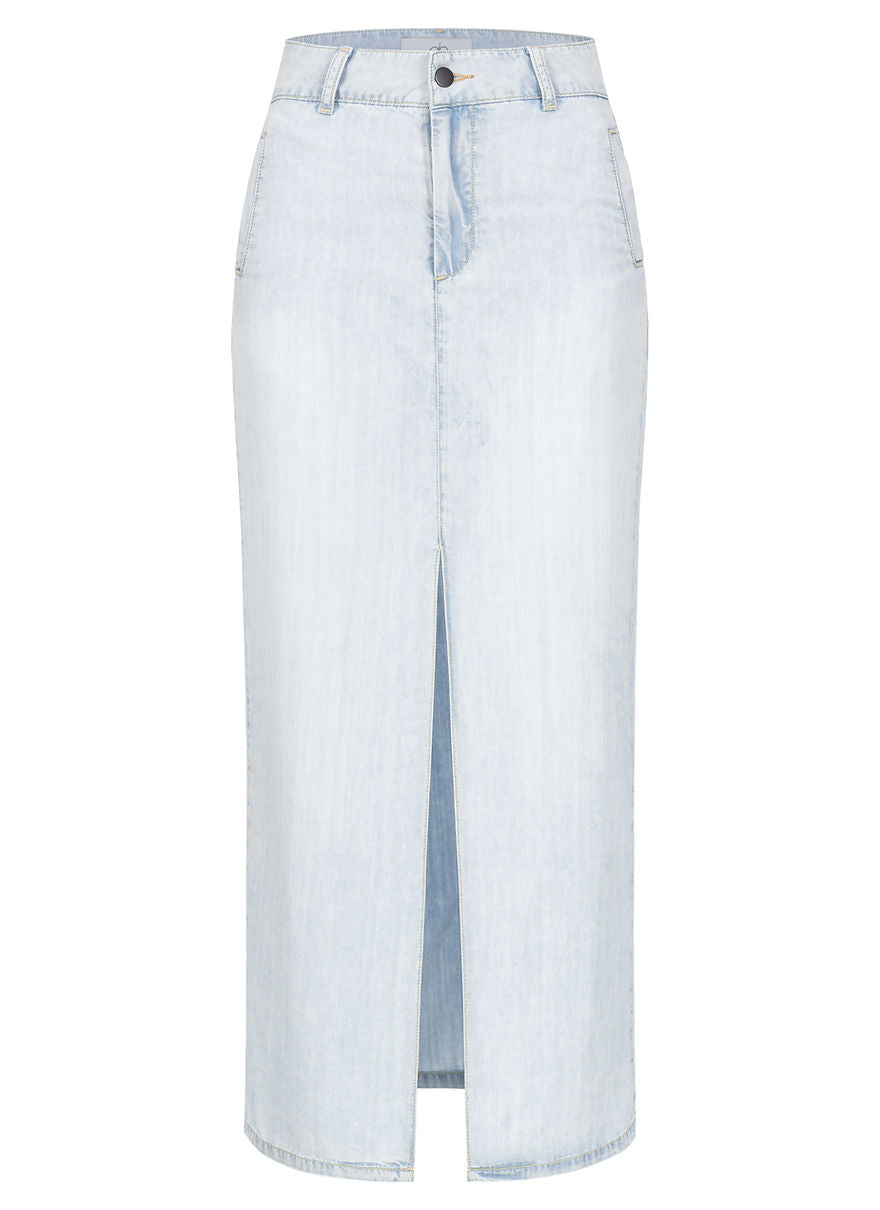 Tencel Denim Skirt Suit