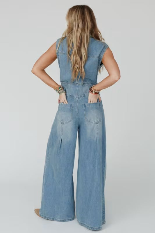 Sami Button Up Jumpsuit