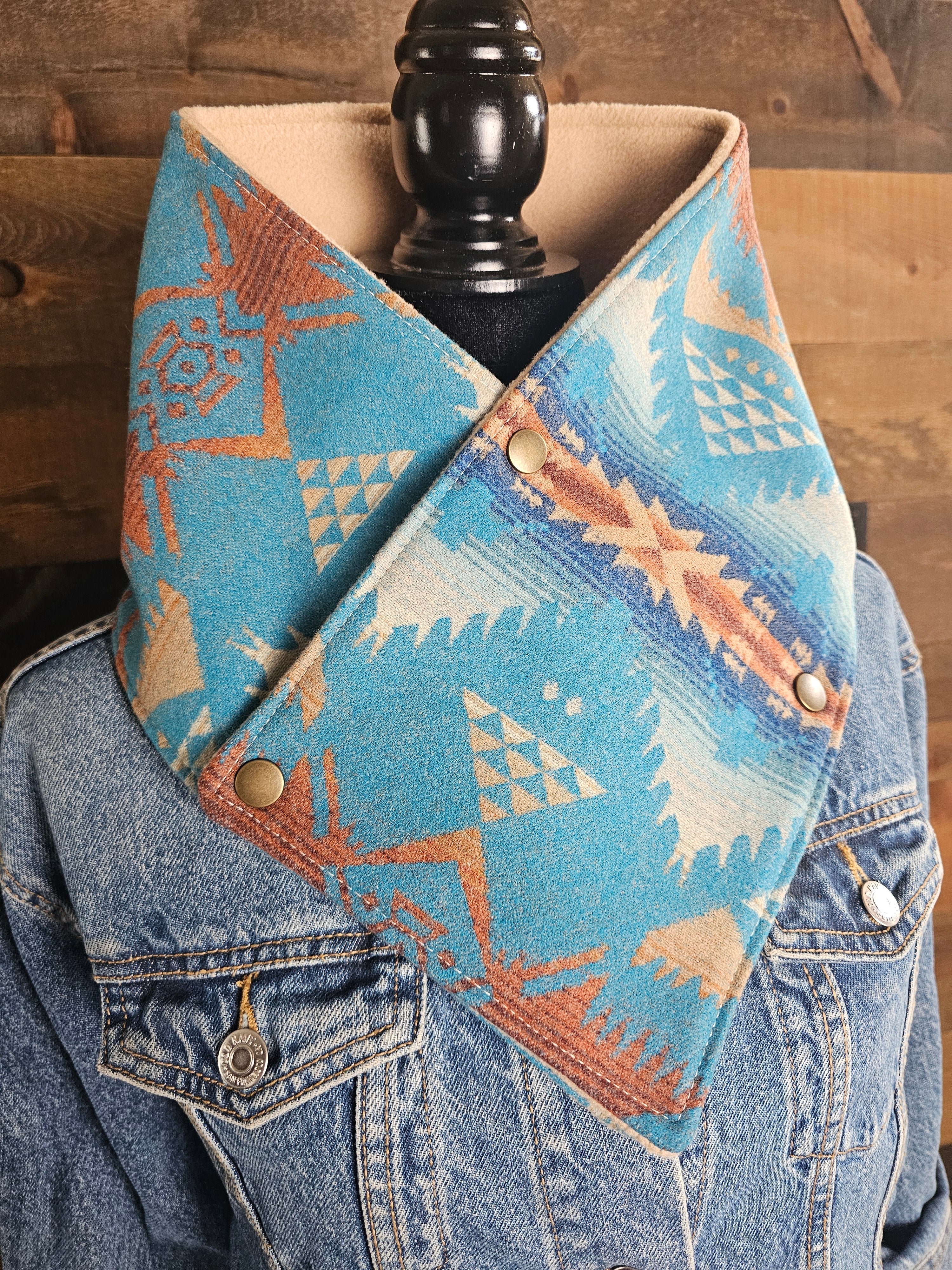 Wool Cowl Scarf - Nehalem