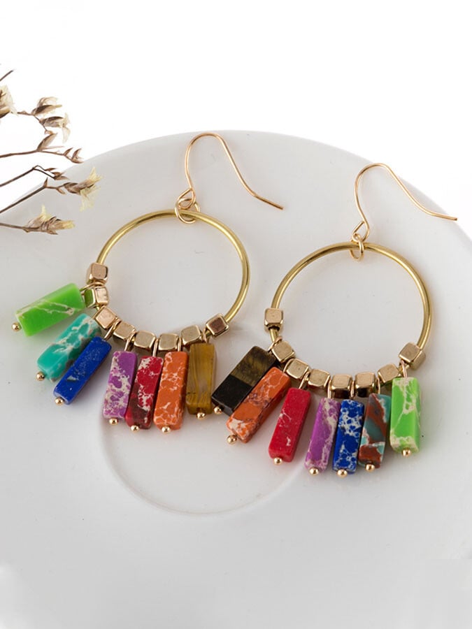 Rainbow Creative Earrings