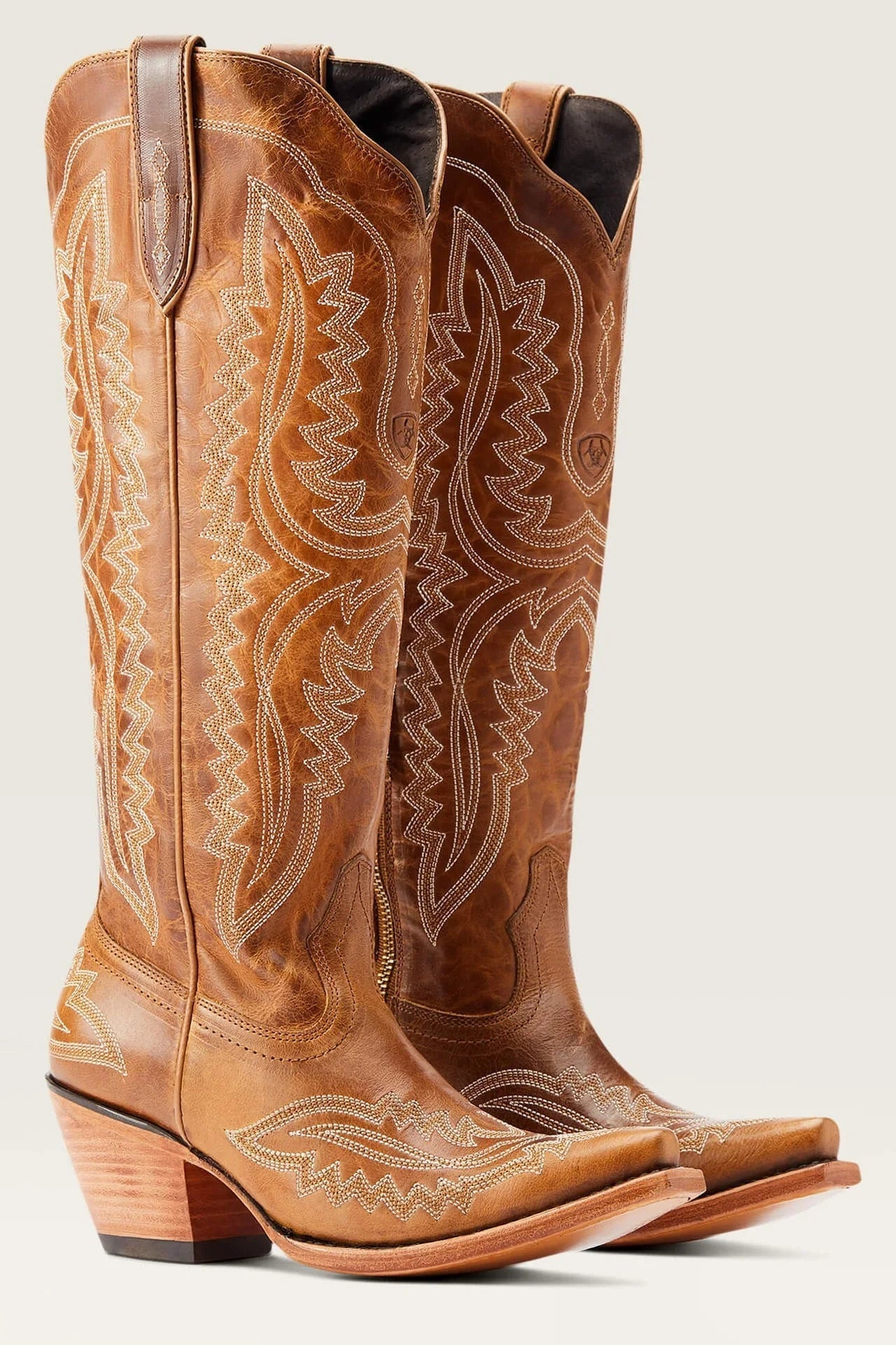 Tall Leather Western Boots