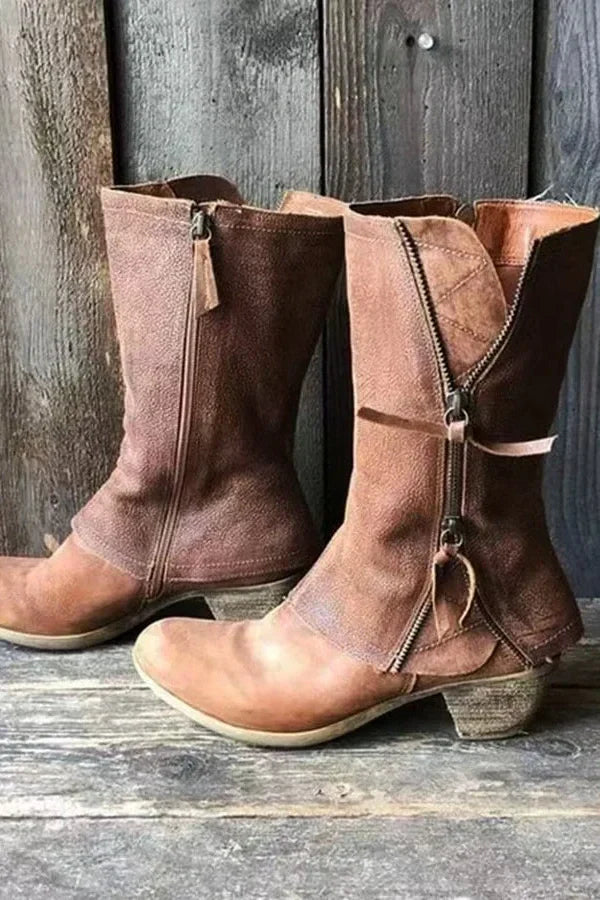 Vintage Zip Boots