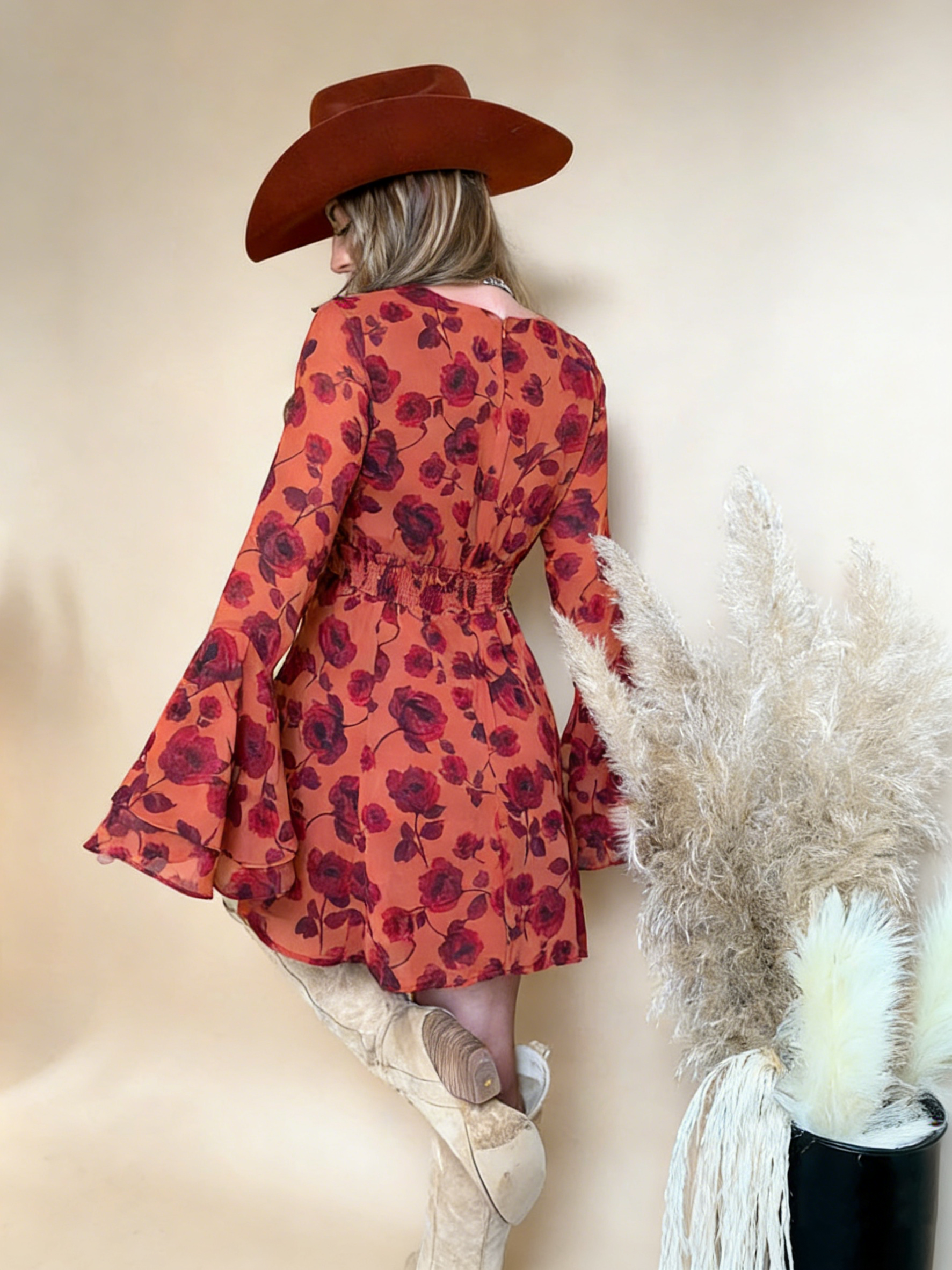 Wild Rose Rouge Mini Dres