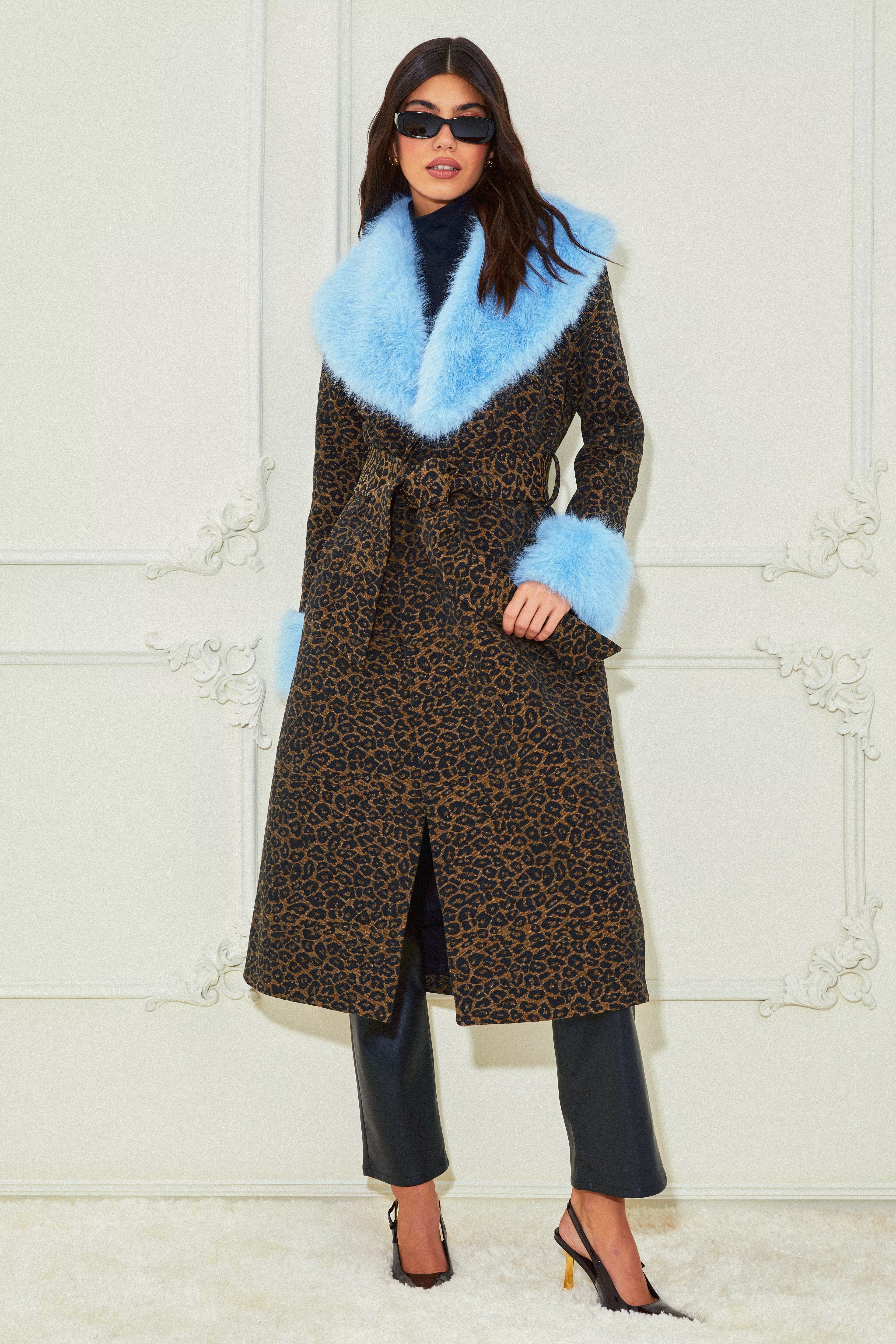 Fur Luxe Leopard Coat
