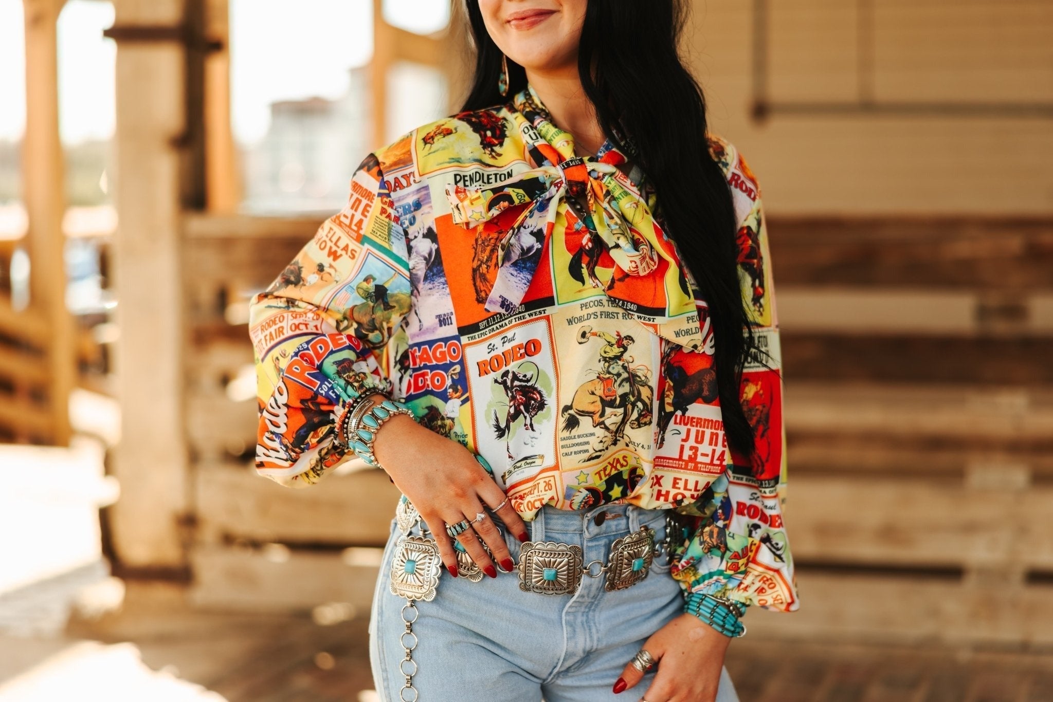 Rodeo Classics Poster Blouse