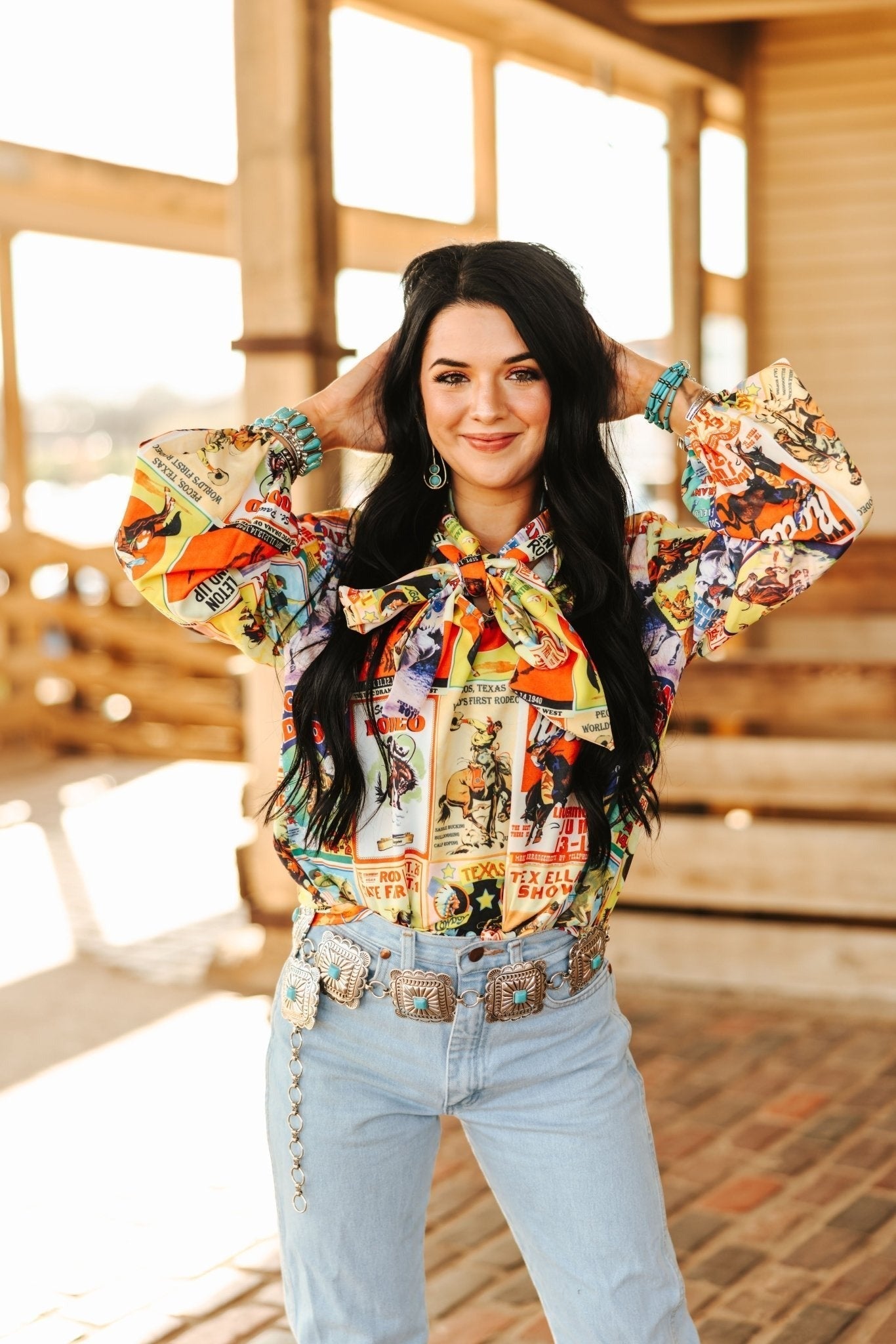 Rodeo Classics Poster Blouse