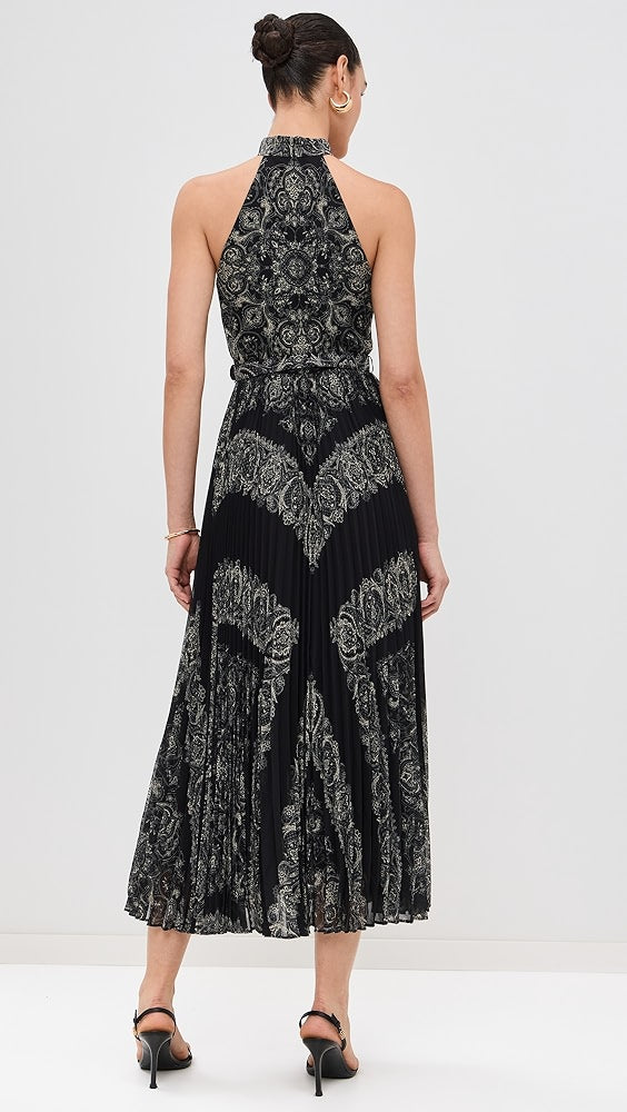 Sunray Halter Picnic Dress